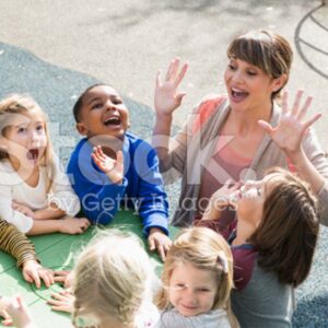 Lachende kinderen